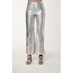 Pantalon Vinyle - Argent - Femme