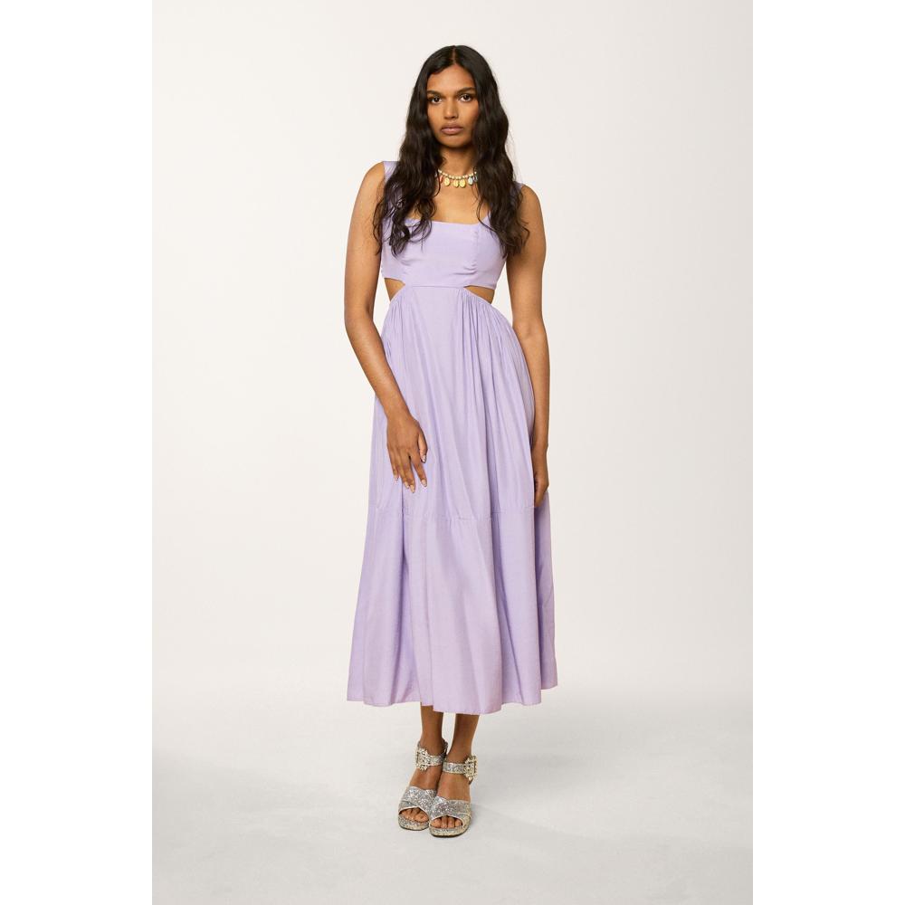 Vestido Largo Vintage Spirit - Parme - Mujer