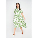 Vestido - Blanco/Menta