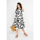 Vestido - Blanco/Negro
