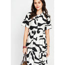Vestido - Blanco/Negro