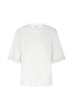 T-shirt in pizzo inglese - Bianca