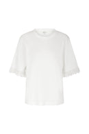 T-Shirt Broderie Anglaise - Blanc