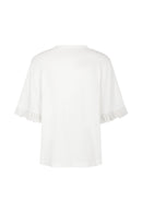 T-Shirt Broderie Anglaise - Blanc
