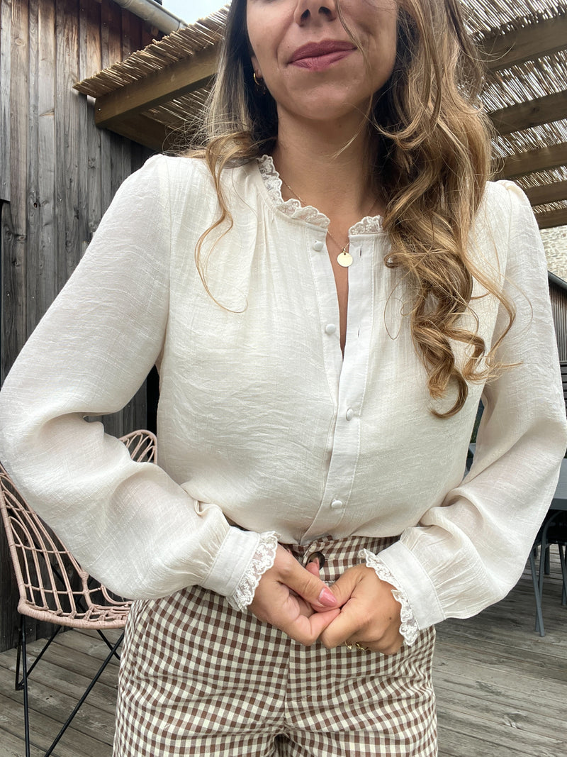 Blouse - Beige Catherine