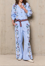 Camisa Romy Ml - Azul