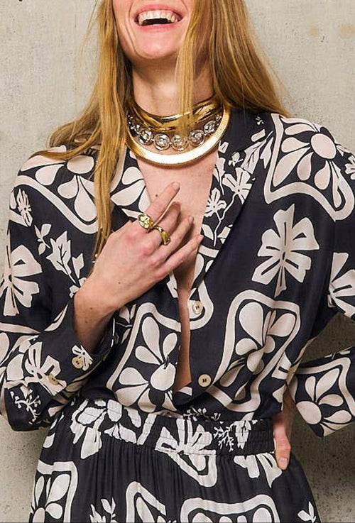 Chemise Ml Stephanie - Carbone