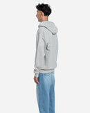 Ami Paris - Ami De Coeur Zipped Hoodie in Gray Cotton