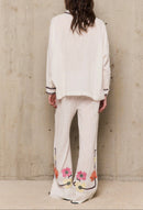 Pantalon Elastiqu Augustin - Ecru