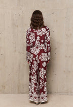 Pantalon Stephanie - Bordeaux