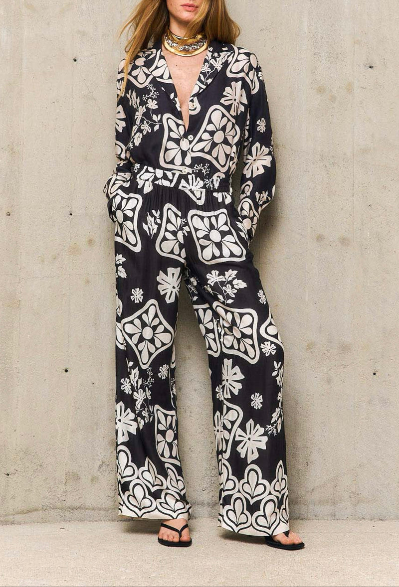 Pantalon Stephanie - Carbone