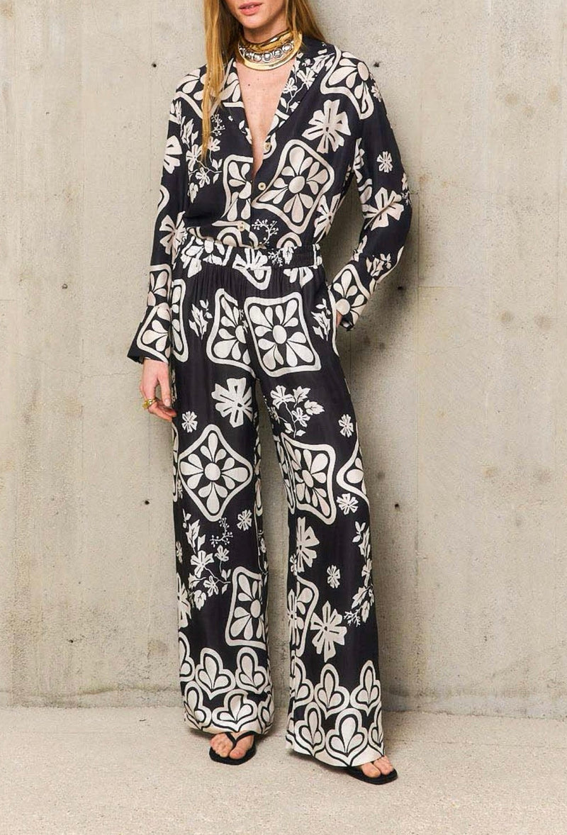 Pantalon Stephanie - Carbone