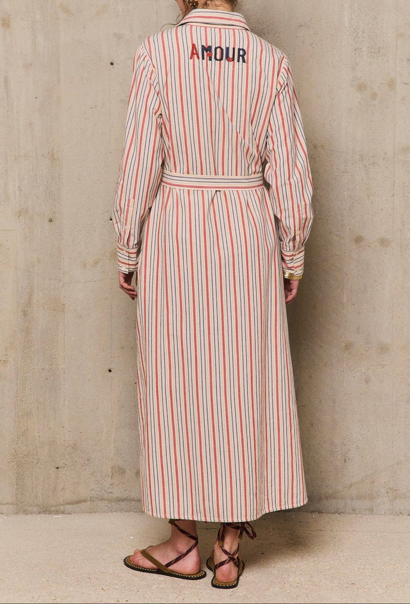 Robe Longue Victoire - Multicolore