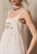 Robe Bretelle Loraine - Ecru