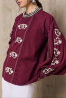 Tunique Ml Marguerite - Bordeaux