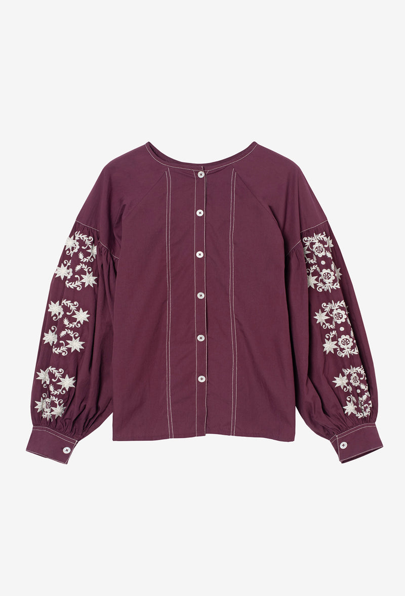 Tunique Ml Marguerite - Bordeaux
