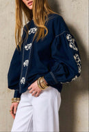 Tunique Ml Marguerite - Marine