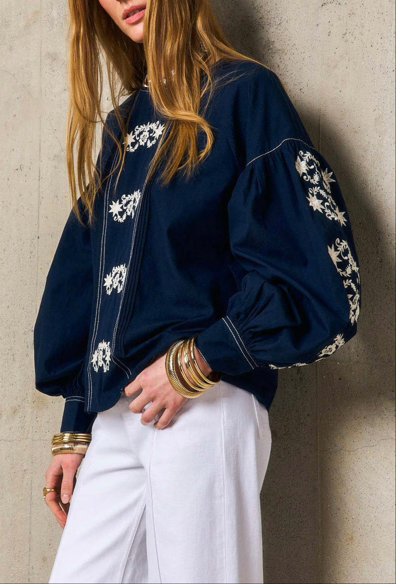 Tunique Ml Marguerite - Marine