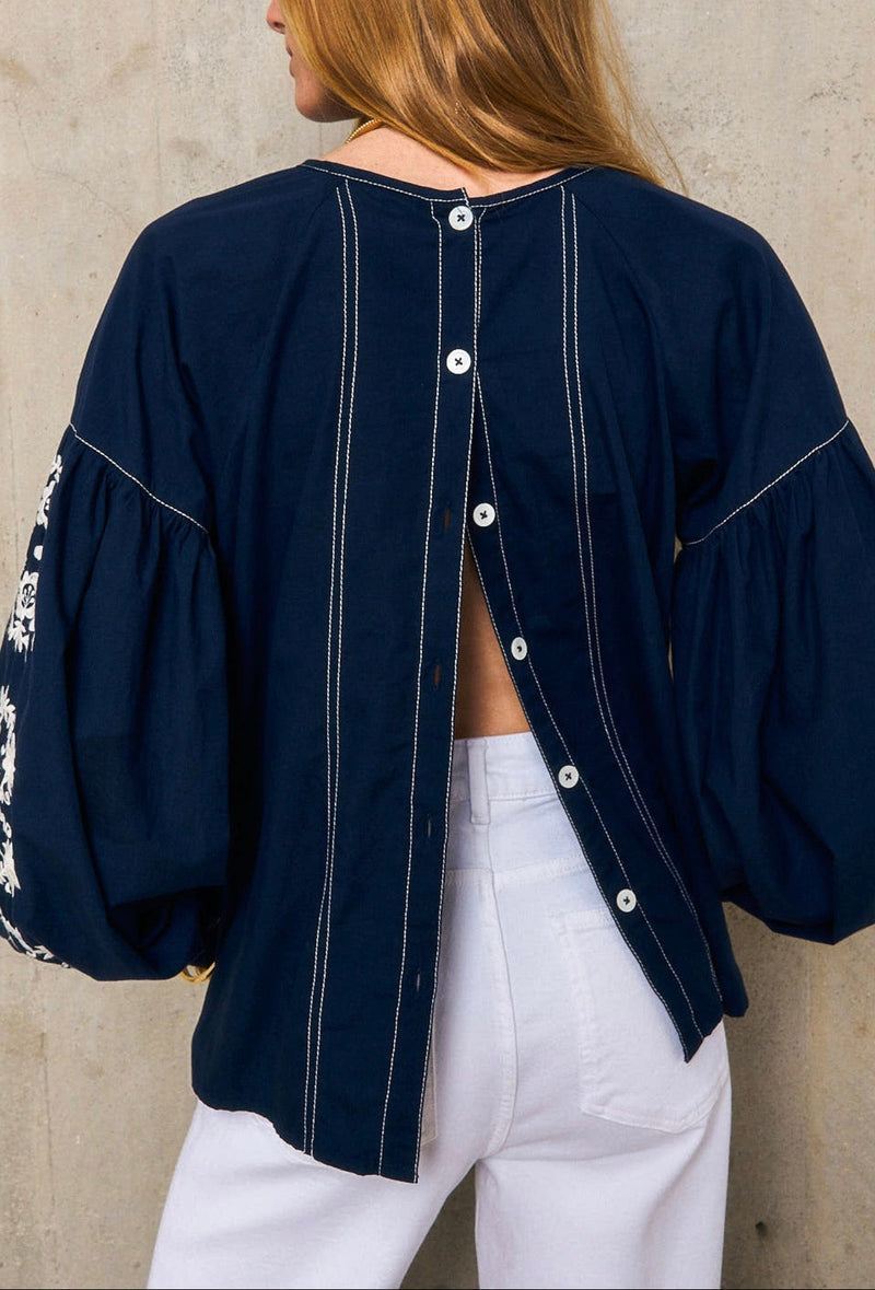 Tunique Ml Marguerite - Marine