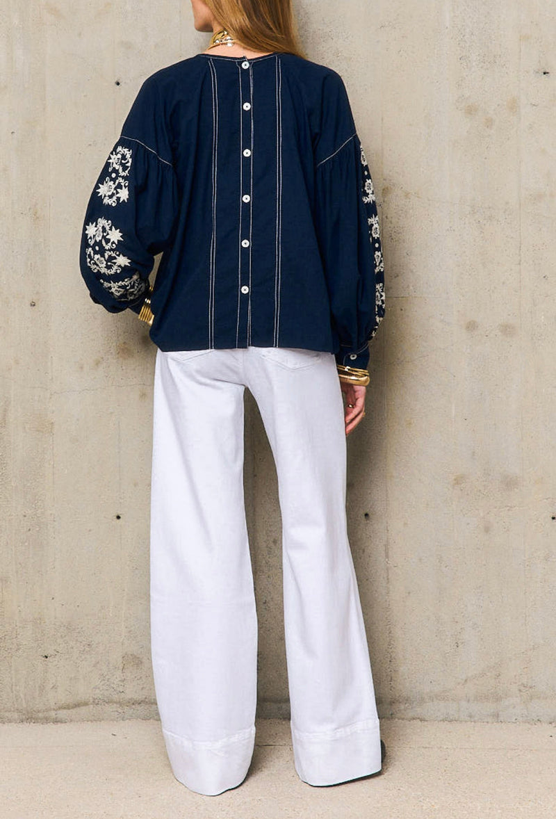 Tunique Ml Marguerite - Marine