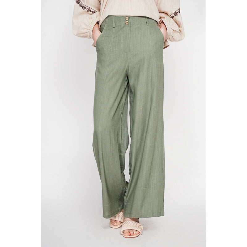 Pantalones - Caqui claro