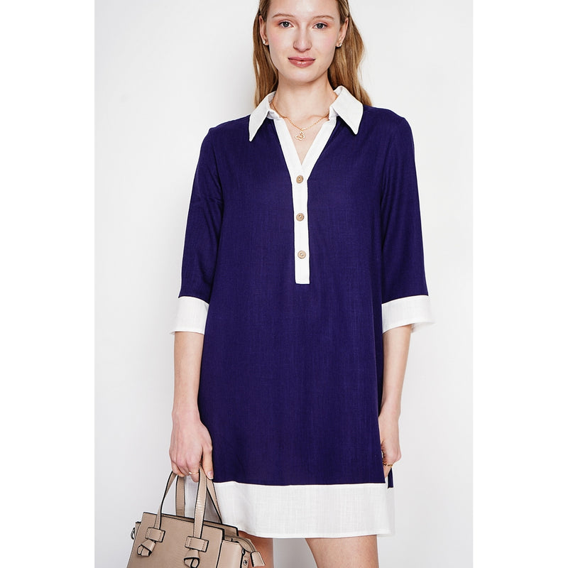 Vestido - Azul marino
