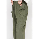 Pantalones cropped - Caqui