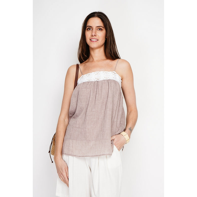Top con tirantes - Desierto