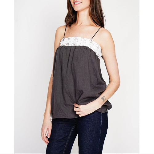 Top Bretelle - Noir
