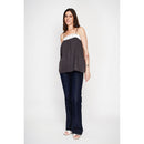 Top con tirantes - Negro