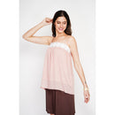 Top con tirantes - Rosa opalina