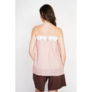 Top con tirantes - Rosa opalina