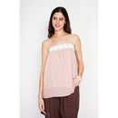 Top con tirantes - Rosa opalina
