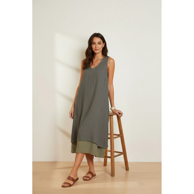 Vestido - Caqui