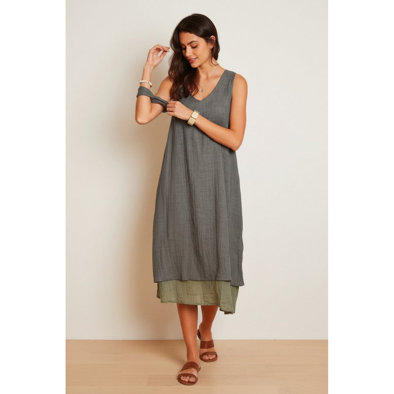 Vestido - Caqui
