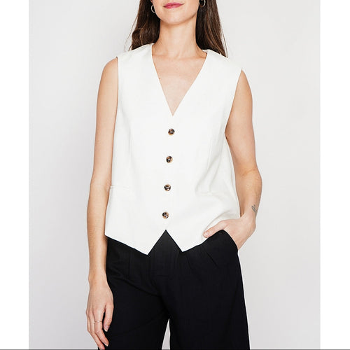 Gilet - Blanc Casse