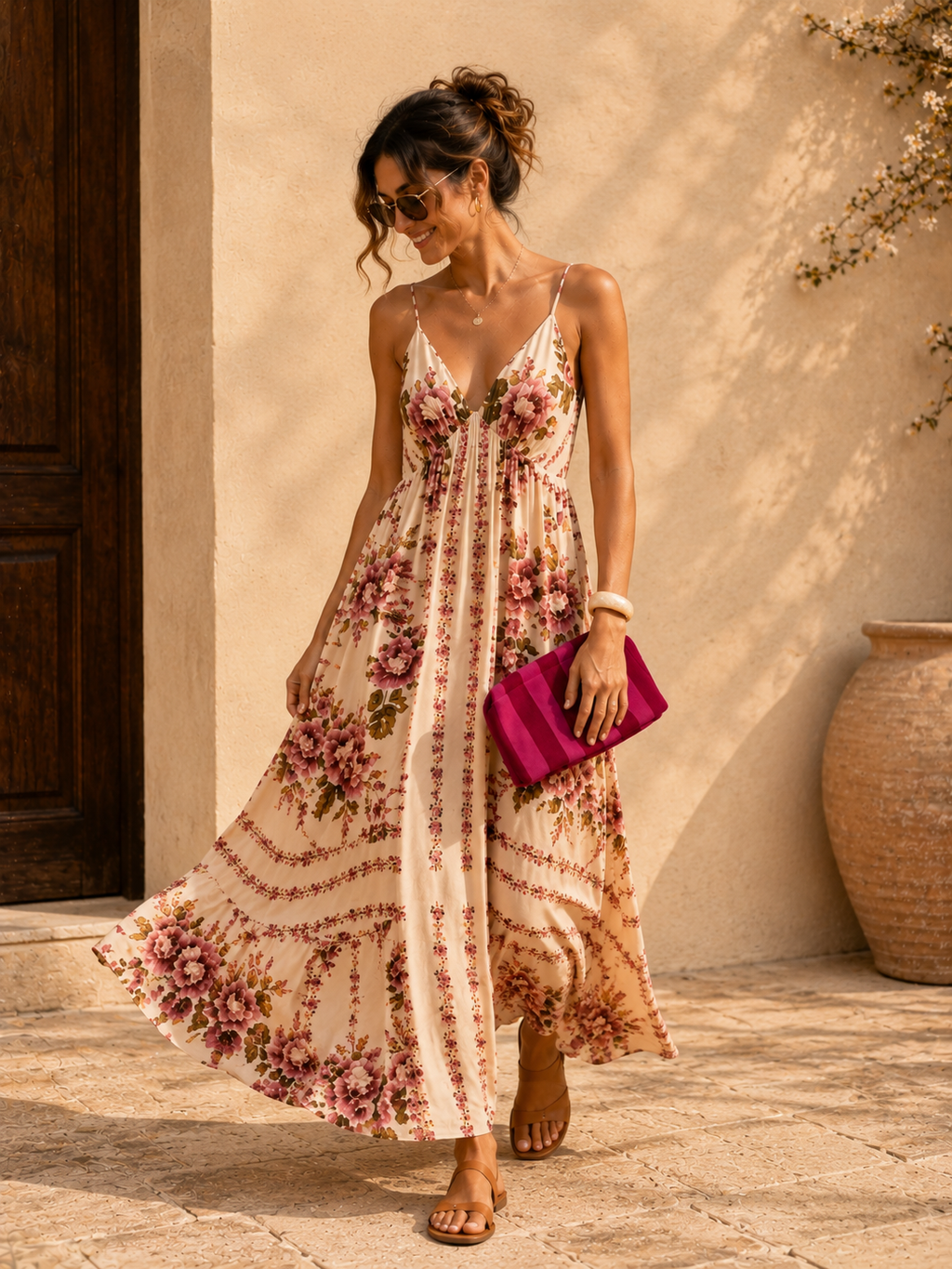 Camelia Dress - Pink