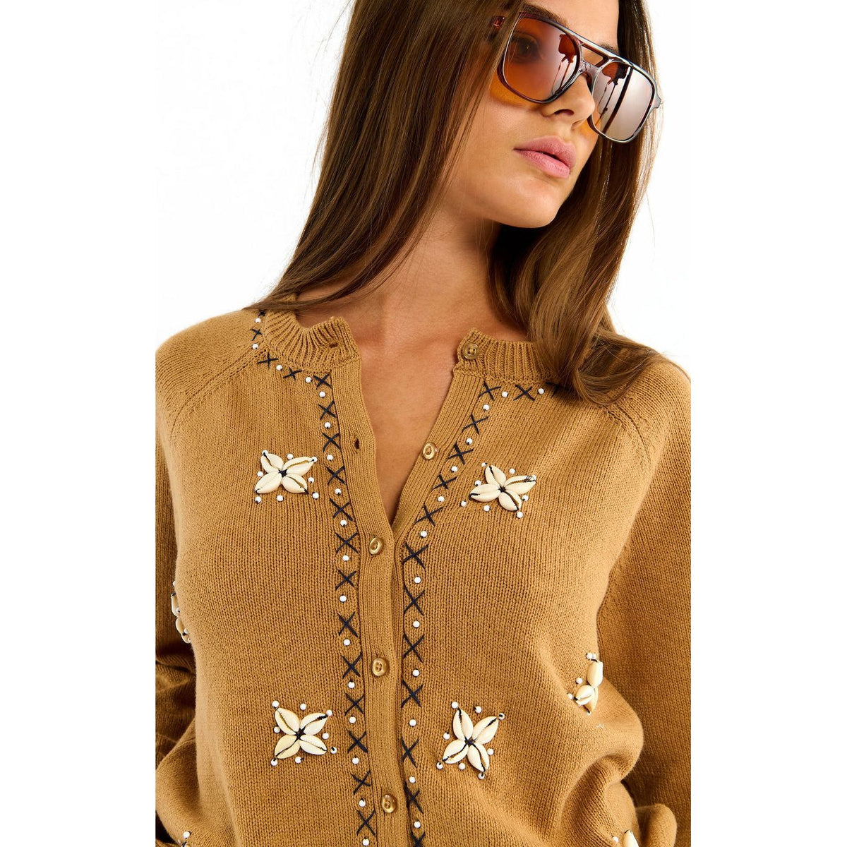 Giacche Cardigan Prisla - Beige