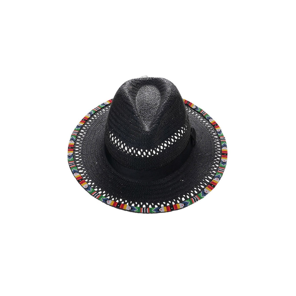 Sacs et Accessoires Chapeau de Paille Fyan - Noir
