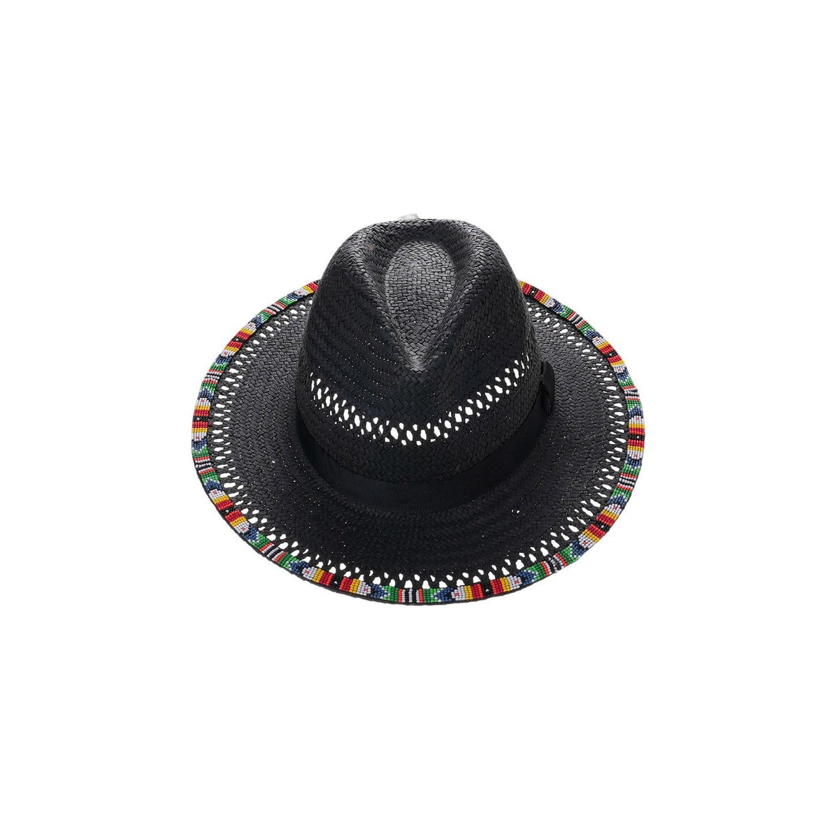 Sacs et Accessoires Chapeau de Paille Fyan - Noir