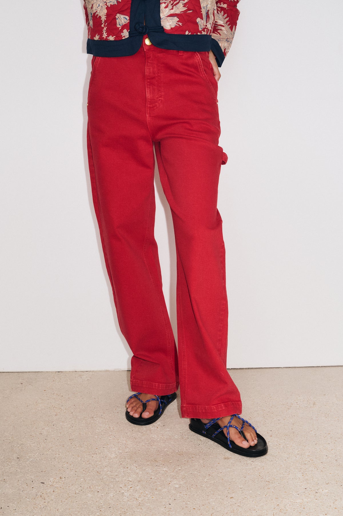 Spodnie Worker Juliette – Rouge