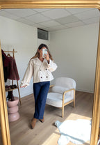 Lise warm beige jacket