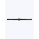Ceinture À Clous En Cuir De Vachette - Noir