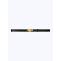 Leather Belt With Buckle Black