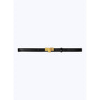 Leather Belt With Buckle Black
