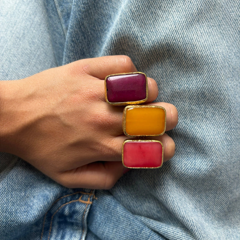 Anillo Sayu Amarillo