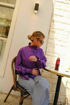 Garance Purple Blouse