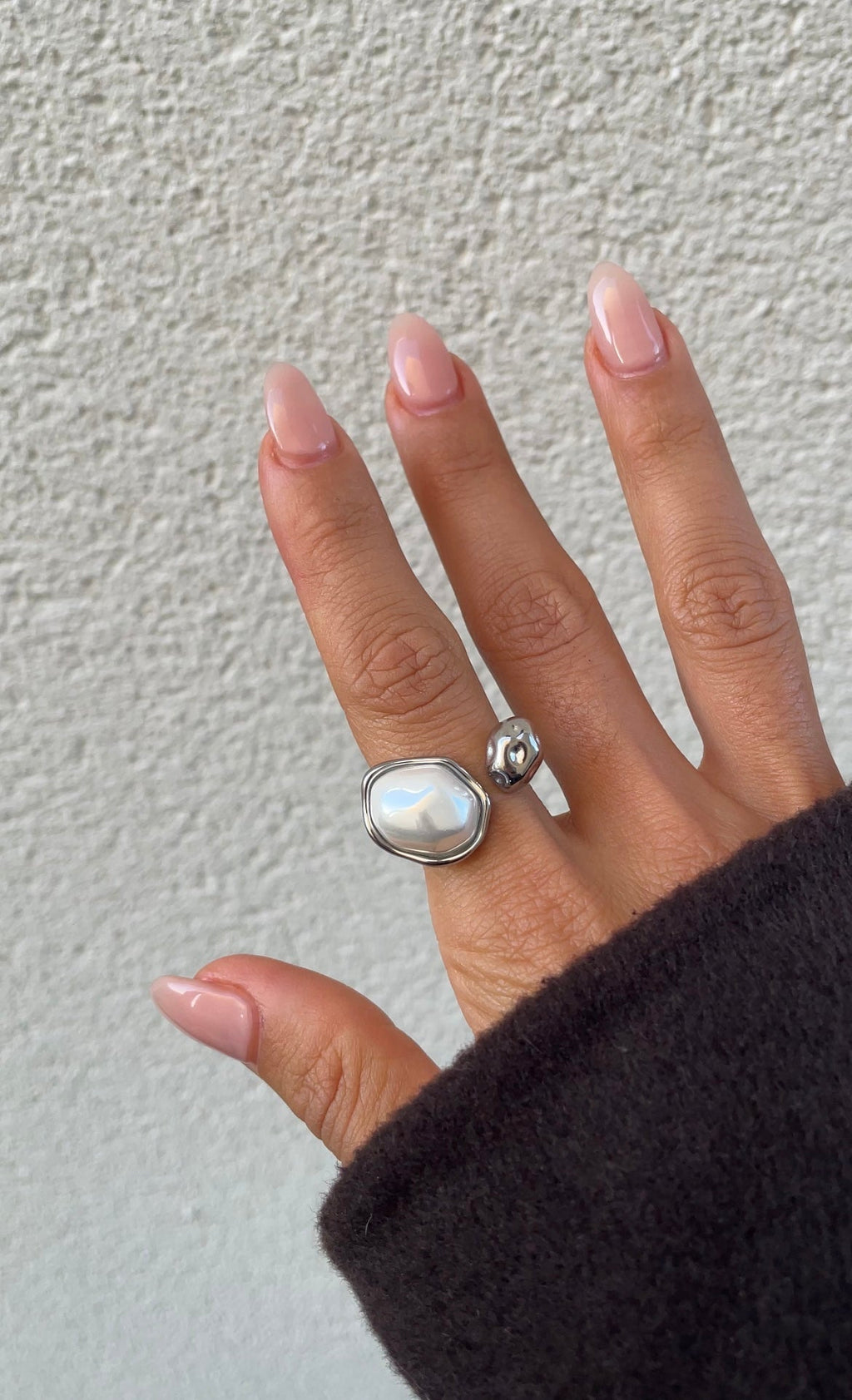 Anello perla d’acqua