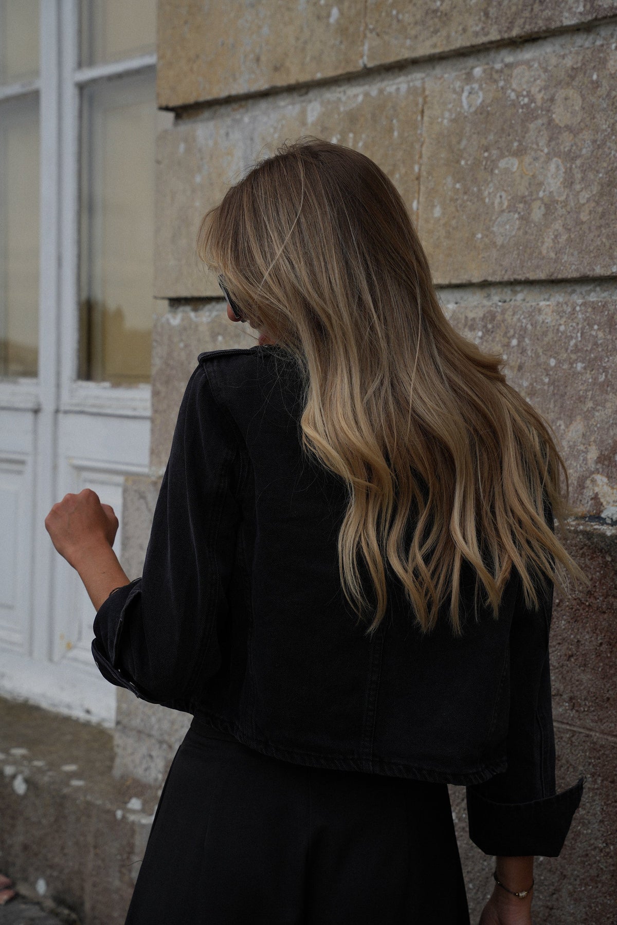 Chaqueta vaquera Léandre - Negra