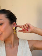 Vintage Earrings - Gold-Tone Birds